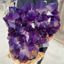 26.4lb Natural Amethyst quartz Crystal cluster Rough mineral Specimen Healing picture