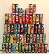 Lot of 57 Empty Pringles Tube Collection | Discontinued and Rare Pringle Cans picture