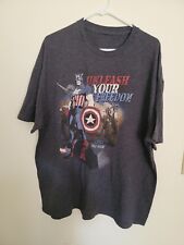 Harley Davidson Men's Marvel Captain America Perrysburg OH T-Shirt picture