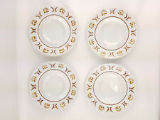 Mikasa Mediterrania Plate Saucer Vintage Gold Pattern Set of 4 made in Japan picture