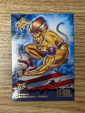 1995 Fleer Ultra X-Men #80 Feral Mutant Liberation Front picture