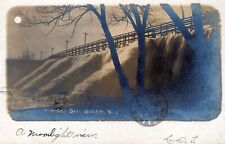 MILLVILLE NJ - Tumbling Dam Real Photo Postcard rppc - udb - 1906 picture