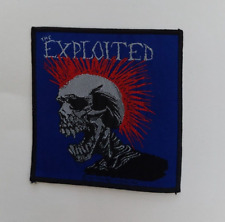 Official The Exploited Sew On Woven Patch NEW M128 picture