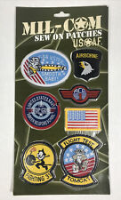 Mil Com Sew On Patches US AF Airforce Sew On Military Patches picture