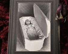 Antique infant post mortem framed photograph picture