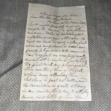 1865 Civil War Era Letter to Dan Hyde Cole - New York Senator / Health & Travel picture