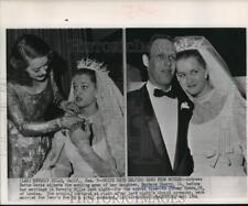 1964 Press Photo Barbara Sherry with mother Bette Davis and husband Jeremy Hyman picture