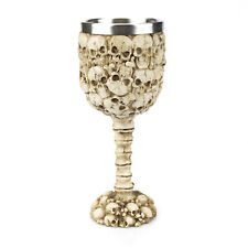 Halloween Goblet with Skull Shape, Resin Stainless Steel Tool,goblet picture
