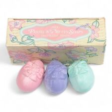 VTG Avon Soap Decorative Pastel 'N Pretty Easter Eggs Green Pink Purple Spring picture
