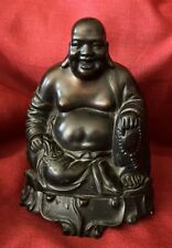 Resin Wealth Happy Maitreya Buddha Statue Figurine Vintage picture