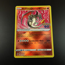 Radiant Charizard 011/078 Pokemon Go Rare Holo Pokemon Card picture