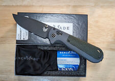 Benchmade 430BK Redoubt Knife Gray/Green Handle Black D2 Blade  *1st Production* picture