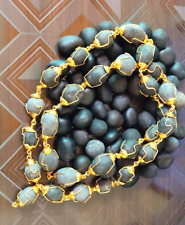 Rare Big Size Shaligram Mala Saligram Stone Rosary Kantha 28 Beads gandaki river picture