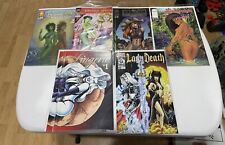 Lot of 7 Swimsuit Special comics - Homage & Elementals Lady Death picture
