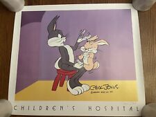 Chuck Jones Bugs Bunny And Little Bunny Children’s Hospital 1991 Signed/numbered picture