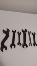 Antique/Vtg Wrenches:  Set of 6 Pieces Various Sizes and condition Made in USA picture