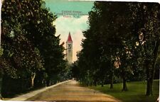 Vintage Postcard- Central Avenue, Cornell University Campus, Ithaca, Early 1900s picture