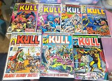 Kull The Conqueror/Destroyer Lot of 7 Vintage Issues 1970s Mid-Grade Conan picture