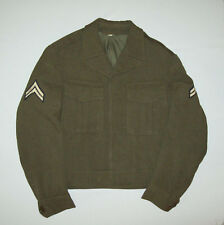 Old vtg 1948 Post WWII US Army Ike Uniform Jacket Big Red One Patch Very Nice picture