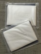 Clean Skin Club Antibacterial Pillowcases Clean Sleep  White Set Of 2  New  picture