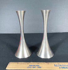 Vintage MCM Stainless Candle Holders Arthur Salm Solingen Germany Mid Century picture