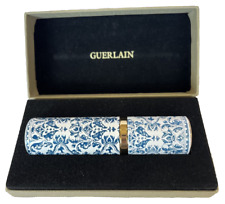 Guerlain Shalimar Collectible Purse Spray White Blue Outer Case 