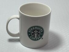 2001 Starbucks BARISTA Classic Siren Logo Glossy White Green 16 OZ Coffee Mug picture