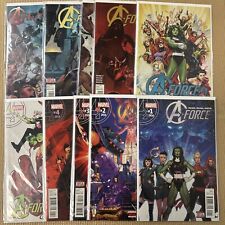 A-FORCE #1 - 5 COMPLETE RUN VOLUME 1 & 2 MARVEL COMIC BOOK SECRET WARS TIE-IN picture