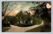 Milford PA-Pennsylvania, Entrance To The Grey Towers, Antique, Vintage Postcard picture