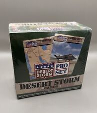 Pro Set 1991 Desert Storm Military Trading Cards - New Unopened Sealed 36 Packs picture