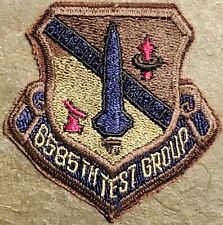 USAF Air Force patch 6585th Test Group Subdued Vintage ORIGINAL HOLLOMAN AFB, NM picture