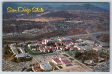 Postcard San Diego California San Diego State University Aerial View picture