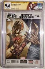 The Amazing Spider-Man #4 (CGC 9.6, 2014) 1st App of Silk. SS by Ramos picture