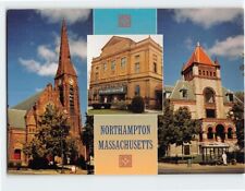 Postcard Landmarks in Northampton Massachusetts USA picture