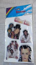 Vintage 1980's Culture Club Boy George Puffy Stickers Sealed 5 Stickers in Pack picture
