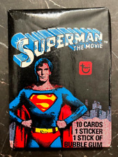1978 Topps Superman the Movie Series 1 Trading Cards Wax Pack SEALED picture