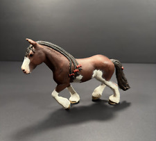 Schleich Clydesdale Mare Brown White Horse 4.5