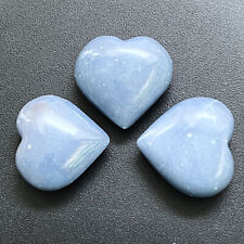 Angelite Heart Polished Natural Gemstones Healing Crystals and Stones picture