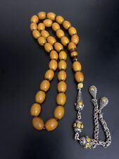 Natural Amber Faturan Misbaha Tesbih Rosary Prayer Beads Mesbah Tasbeh Kahribar picture