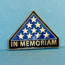 IN MEMORIAM 10 STAR TRIANGLE  ARMY MILITARY CHALLENGE COIN ENGRAVE-ABLE picture