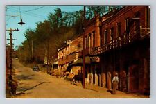 Natchez MS-Mississippi, Natchez Under The Hill, Vintage Souvenir Postcard picture