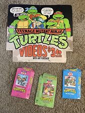 Burger King Ninja Turtles VHS Display Vintage Advertising *Needs Work picture