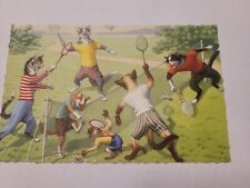 Vintage Alfred Mainzer Cats Badminton Battle 4891 Slightly Used Excellent Cond picture