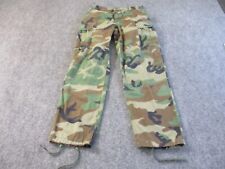 US Army Woodland Camouflage Cargo Pants Men's Small Regular 28x31 Trousers picture