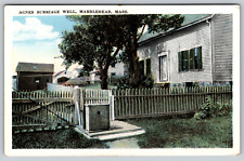 AGNES SURRIAGE WELL, MARBLEHEAD, MASS. c1920s Vintage Postcard picture