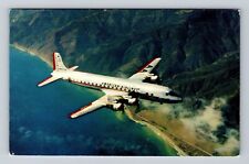 The DC-7 Flagship, Airplane, Transportation, Antique, Vintage Postcard picture