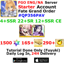 [ENG/NA][INST] FGO / Fate Grand Order Starter Account 4+SSR 160+Tix 1540+SQ #QP3 picture