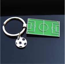Cute Exquisite Fashion 3D Chrome Football Keychain Simulation Mini Keyring Gift picture