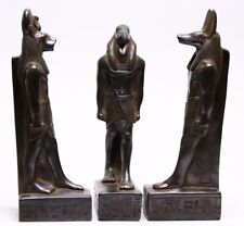 RARE 3Statue Egyptian Anubis, Thoth, Sekhmet Gods Pharaoh Ancient Egypt Handmade picture