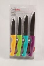 Chef Select Set of 4 Prep Knives Stainless Steel, Dishwasher Safe picture